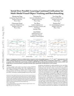 Serial Over Parallel: Learning Continual Unification for Multi-Modal Visual Object Tracking and Benchmarking