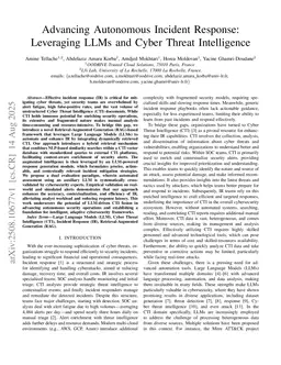 Advancing Autonomous Incident Response: Leveraging LLMs and Cyber Threat Intelligence