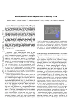 Biasing Frontier-Based Exploration with Saliency Areas