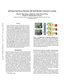 Unsupervised Stereo via Multi-Baseline Geometry-Consistent Self-Training
