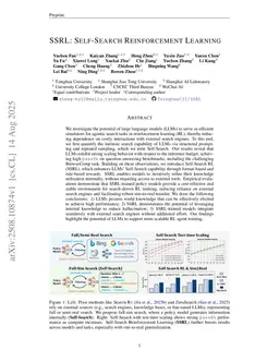 SSRL: Self-Search Reinforcement Learning