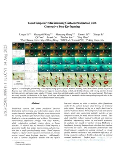 ToonComposer: Streamlining Cartoon Production with Generative Post-Keyframing