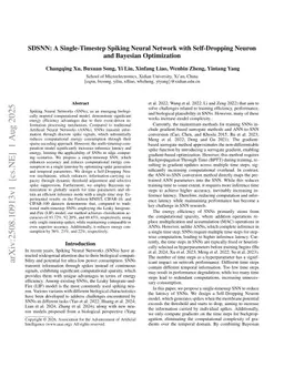 SDSNN: A Single-Timestep Spiking Neural Network with Self-Dropping Neuron and Bayesian Optimization
