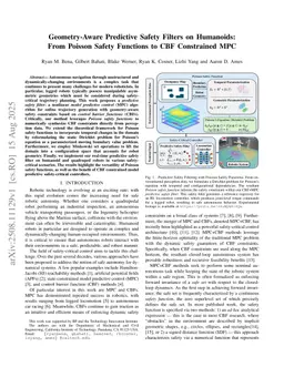 Geometry-Aware Predictive Safety Filters on Humanoids: From Poisson Safety Functions to CBF Constrained MPC