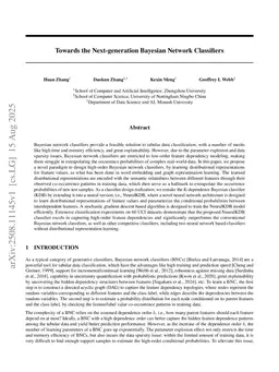 Towards the Next-generation Bayesian Network Classifiers