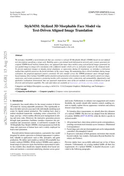 StyleMM: Stylized 3D Morphable Face Model via Text-Driven Aligned Image Translation