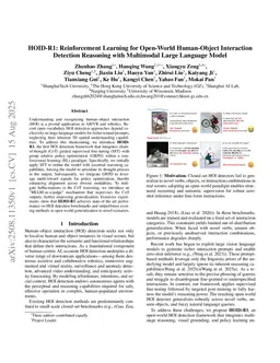 HOID-R1: Reinforcement Learning for Open-World Human-Object Interaction Detection Reasoning with Multimodal Large Language Model