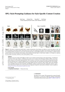 SPG: Style-Prompting Guidance for Style-Specific Content Creation