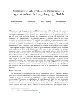 Speciesism in AI: Evaluating Discrimination Against Animals in Large Language Models