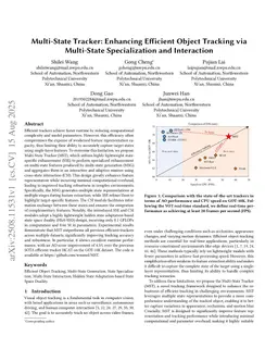 Multi-State Tracker: Enhancing Efficient Object Tracking via Multi-State Specialization and Interaction