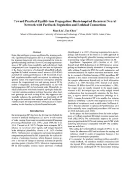 Toward Practical Equilibrium Propagation: Brain-inspired Recurrent Neural Network with Feedback Regulation and Residual Connections