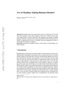 Are AI Machines Making Humans Obsolete?