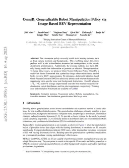 OmniD: Generalizable Robot Manipulation Policy via Image-Based BEV Representation