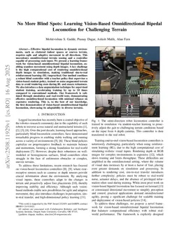 No More Blind Spots: Learning Vision-Based Omnidirectional Bipedal Locomotion for Challenging Terrain