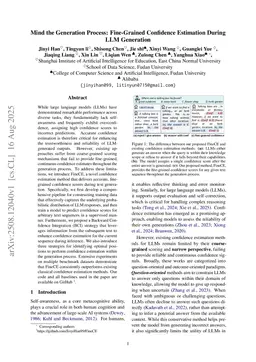 Mind the Generation Process: Fine-Grained Confidence Estimation During LLM Generation