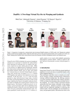 DualFit: A Two-Stage Virtual Try-On via Warping and Synthesis