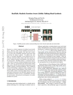 RealTalk: Realistic Emotion-Aware Lifelike Talking-Head Synthesis