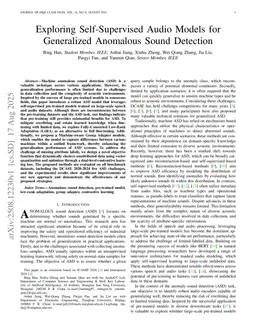 Exploring Self-Supervised Audio Models for Generalized Anomalous Sound Detection