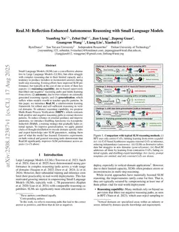 ReaLM: Reflection-Enhanced Autonomous Reasoning with Small Language Models