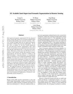 S5: Scalable Semi-Supervised Semantic Segmentation in Remote Sensing