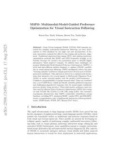 M3PO: Multimodal-Model-Guided Preference Optimization for Visual Instruction Following