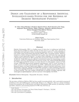 Design and Validation of a Responsible Artificial Intelligence-based System for the Referral of Diabetic Retinopathy Patients