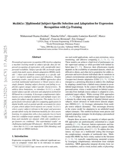 MuSACo: Multimodal Subject-Specific Selection and Adaptation for Expression Recognition with Co-Training