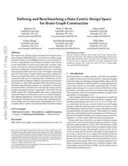 Defining and Benchmarking a Data-Centric Design Space for Brain Graph Construction