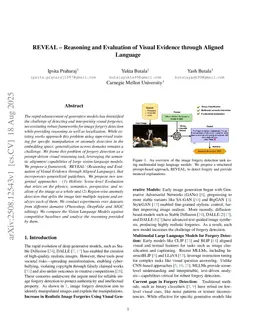 REVEAL -- Reasoning and Evaluation of Visual Evidence through Aligned Language