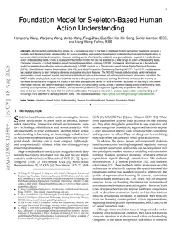 Foundation Model for Skeleton-Based Human Action Understanding
