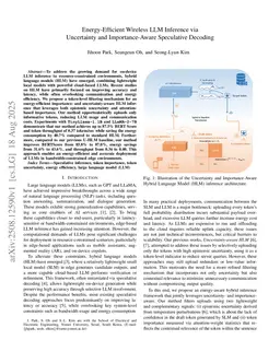 Energy-Efficient Wireless LLM Inference via Uncertainty and Importance-Aware Speculative Decoding