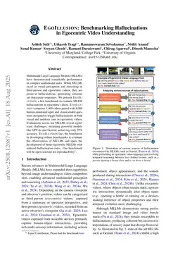 EGOILLUSION: Benchmarking Hallucinations in Egocentric Video Understanding