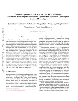 Multi-Level Knowledge Distillation and Dynamic Self-Supervised Learning for Continual Learning