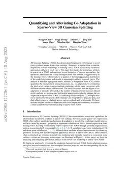 Quantifying and Alleviating Co-Adaptation in Sparse-View 3D Gaussian Splatting