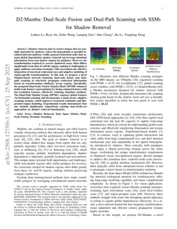 D2-Mamba: Dual-Scale Fusion and Dual-Path Scanning with SSMs for Shadow Removal