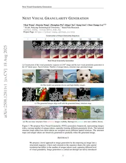 Next Visual Granularity Generation