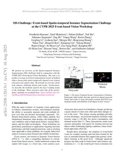 SIS-Challenge: Event-based Spatio-temporal Instance Segmentation Challenge at the CVPR 2025 Event-based Vision Workshop