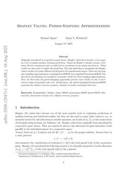 Shapley Values: Paired-Sampling Approximations