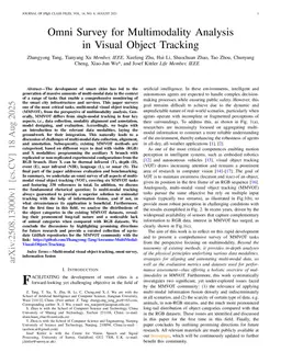 Omni Survey for Multimodality Analysis in Visual Object Tracking