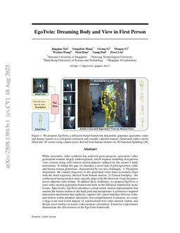 EgoTwin: Dreaming Body and View in First Person