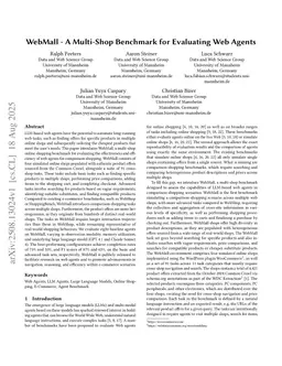 WebMall - A Multi-Shop Benchmark for Evaluating Web Agents [Technical Report]