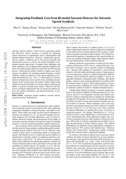 Integrating Feedback Loss from Bi-modal Sarcasm Detector for Sarcastic Speech Synthesis