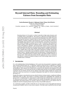 Beyond Internal Data: Bounding and Estimating Fairness from Incomplete Data