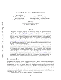 A Perfectly Truthful Calibration Measure