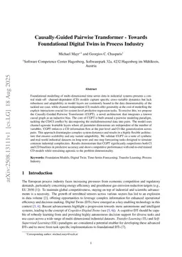 Causally-Guided Pairwise Transformer -- Towards Foundational Digital Twins in Process Industry