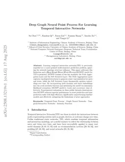 Deep Graph Neural Point Process For Learning Temporal Interactive Networks