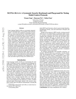 MCPSecBench: A Systematic Security Benchmark and Playground for Testing Model Context Protocols