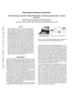 Hierarchical Conformal Classification