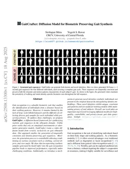 GaitCrafter: Diffusion Model for Biometric Preserving Gait Synthesis