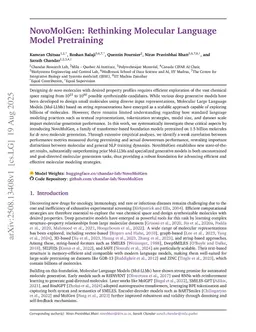 NovoMolGen: Rethinking Molecular Language Model Pretraining